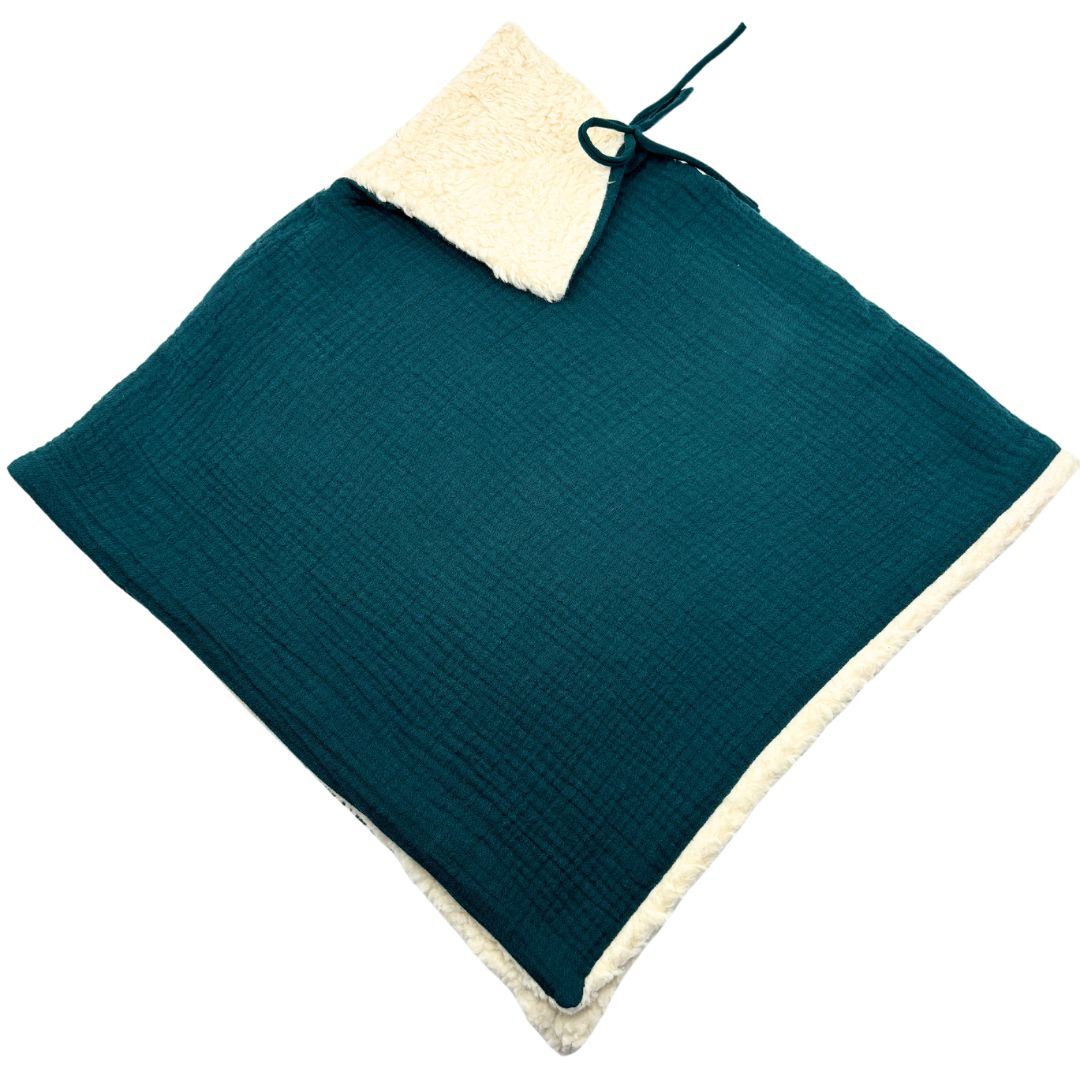 Poncho évolutif bébé enfant Vert Salicorne