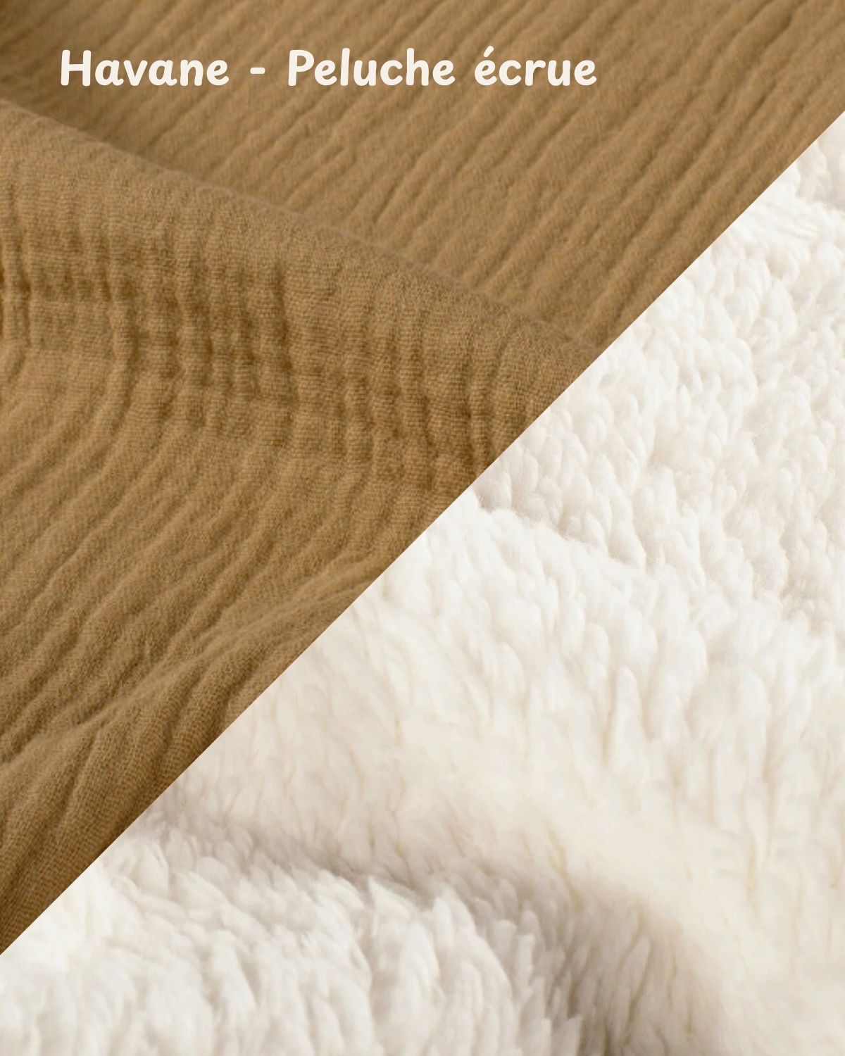Couverture personnalisée - Coton bio - 4 coloris