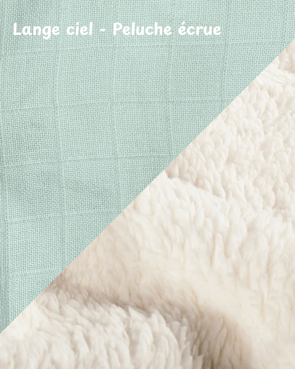 Couverture personnalisée - Coton bio - 4 coloris