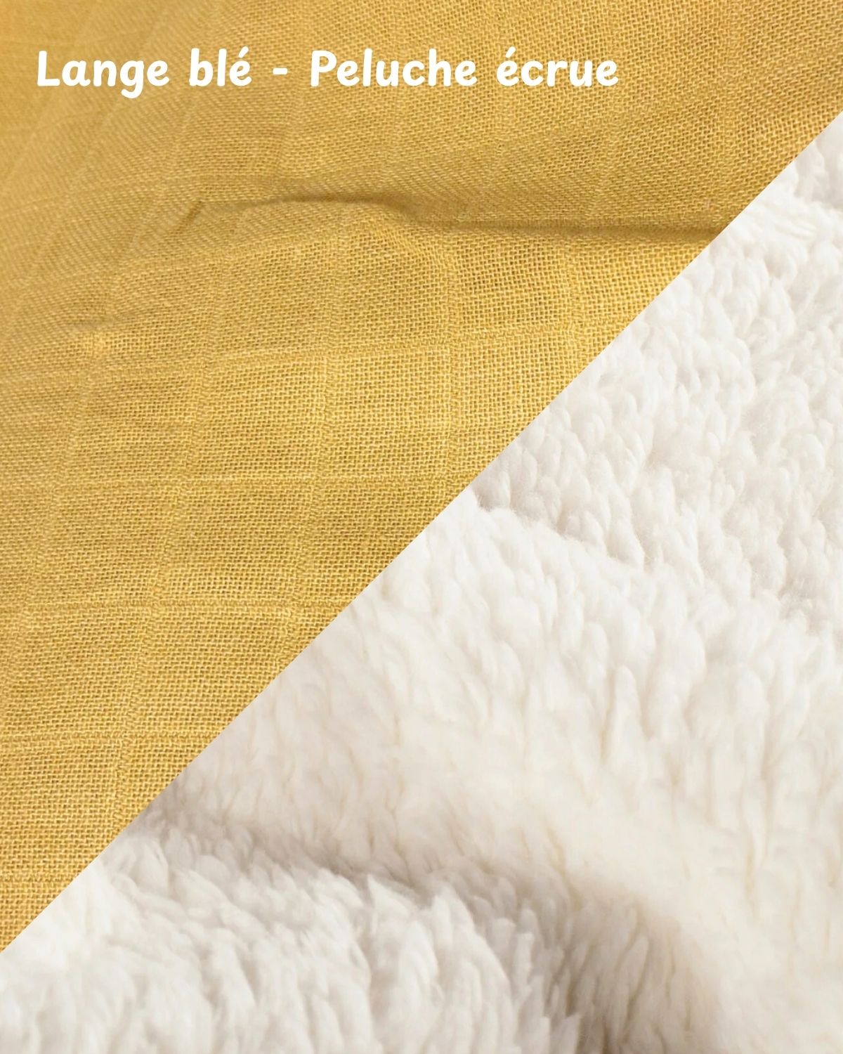 Couverture personnalisée - Coton bio - 4 coloris