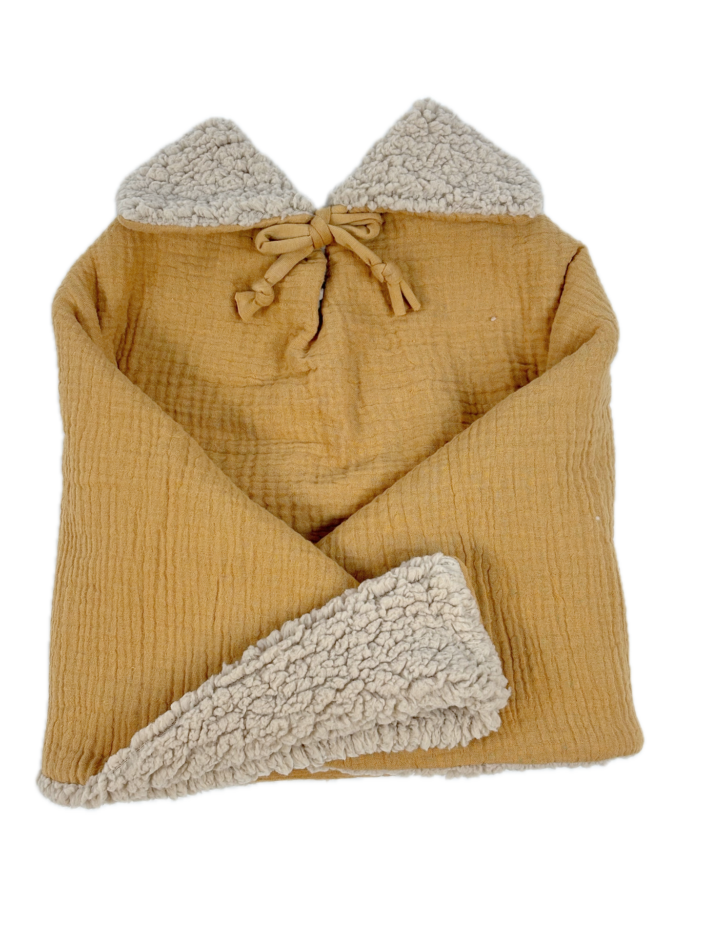 Poncho évolutif bébé enfant Ecru Sherpa