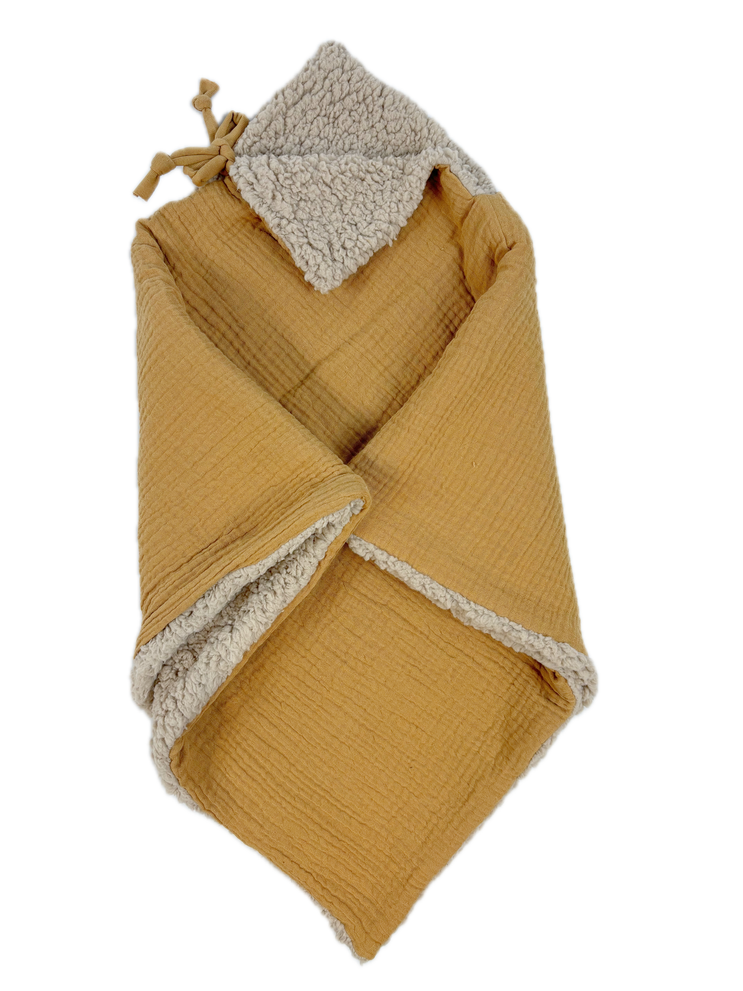 Poncho évolutif bébé enfant Ecru Sherpa