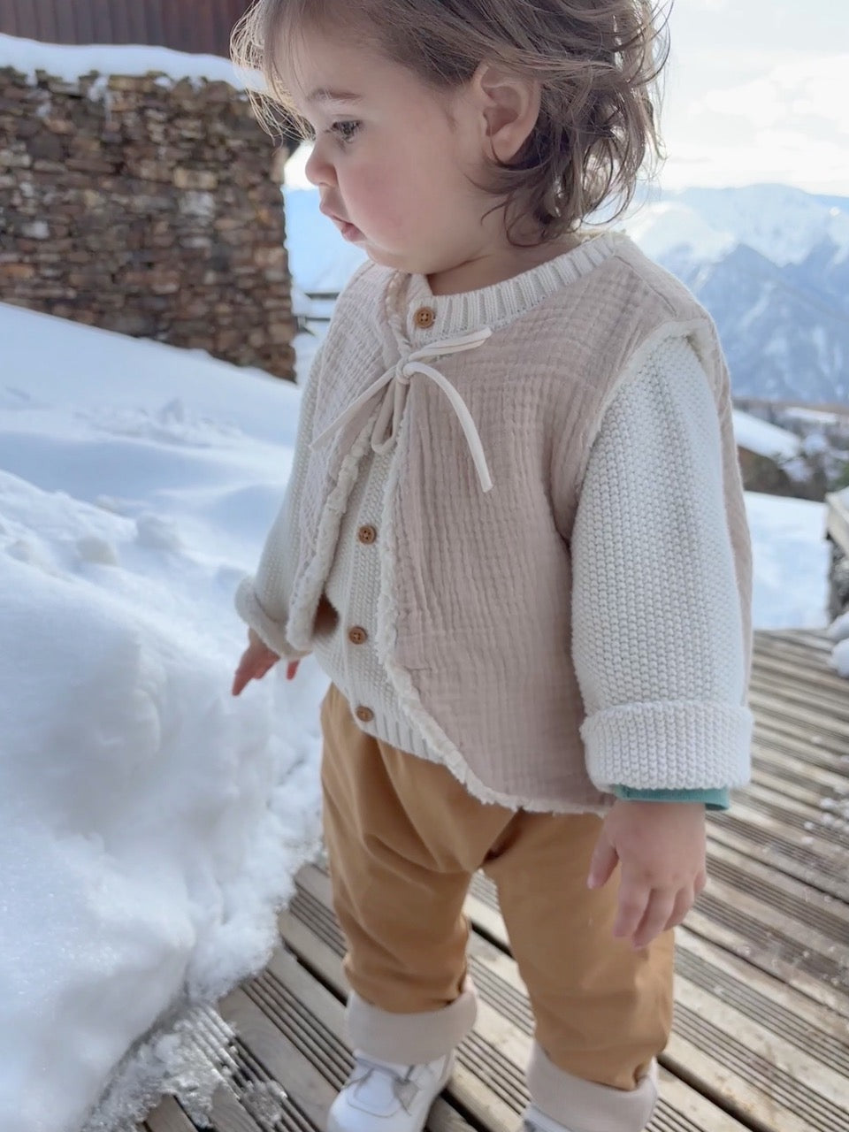 Bebe Garcon Gilet Zippé Gilet Zippé Homme Laine Gilet Homme