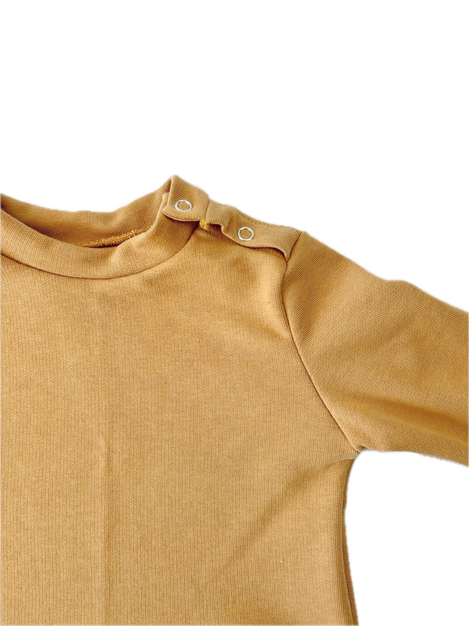 Pull bebe molleton camel