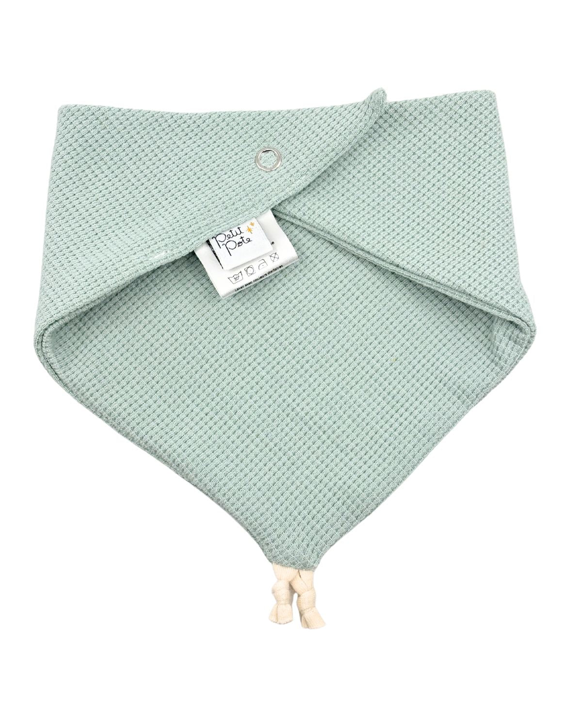Bavoir Bandana Vert de Gris