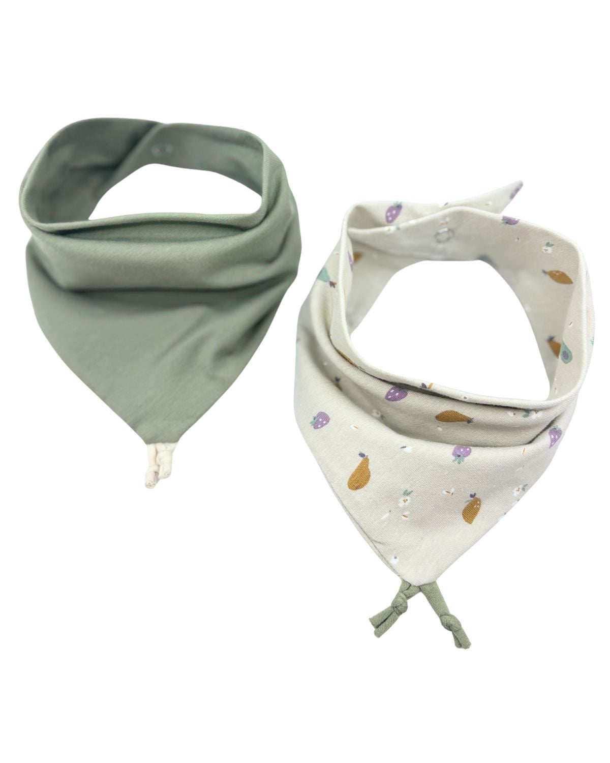 Bavoirs Bandanas Motifs- Lot de 2 - 9 coloris