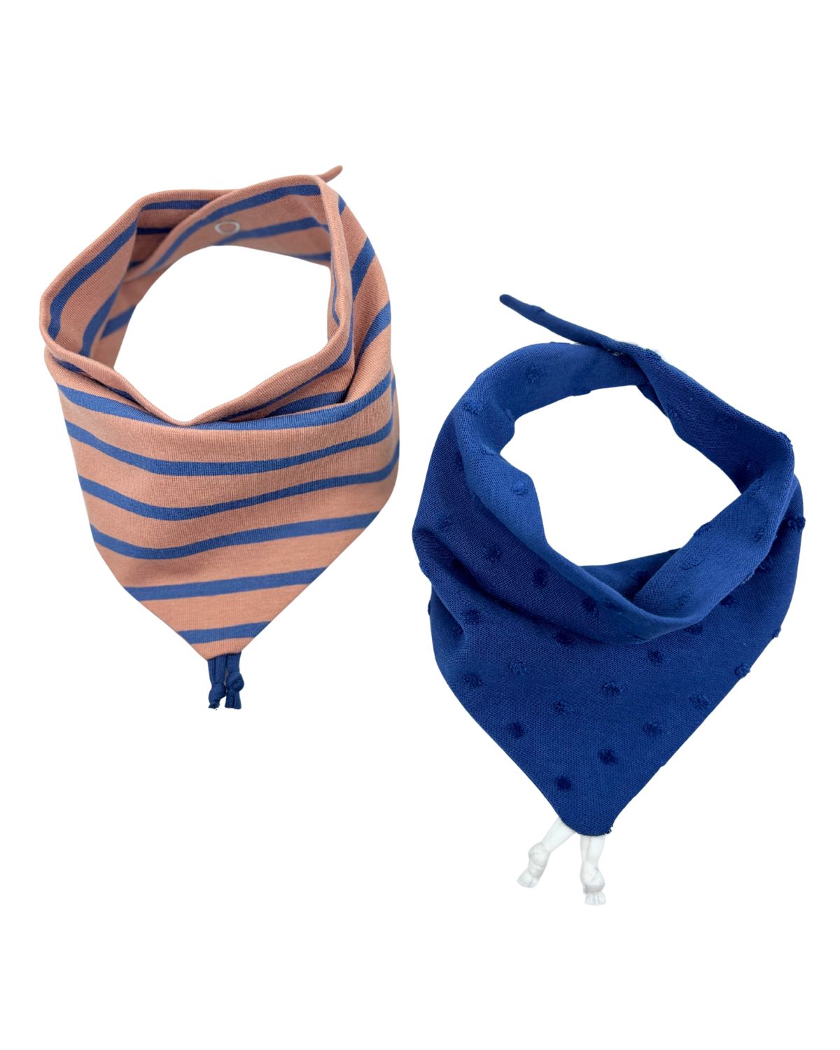 Bavoir bandana Terre et Mer - Lot de 2