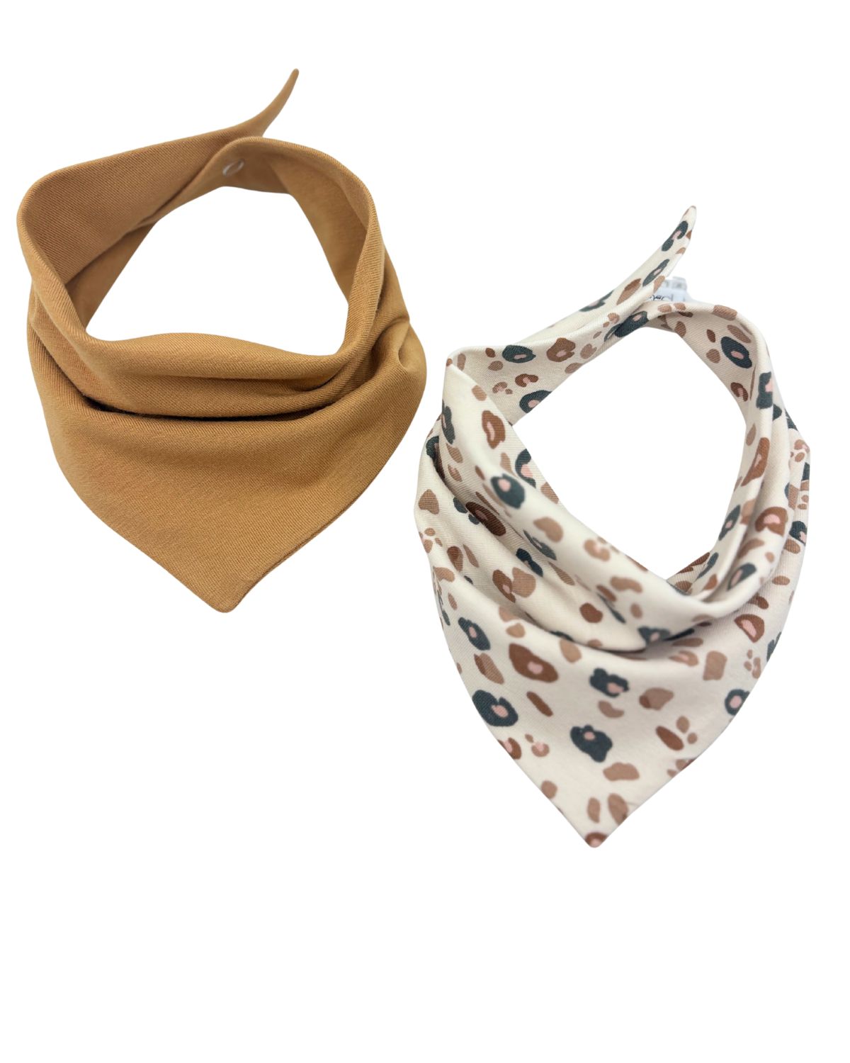 Bavoir bandana Léopard - Lot de 2