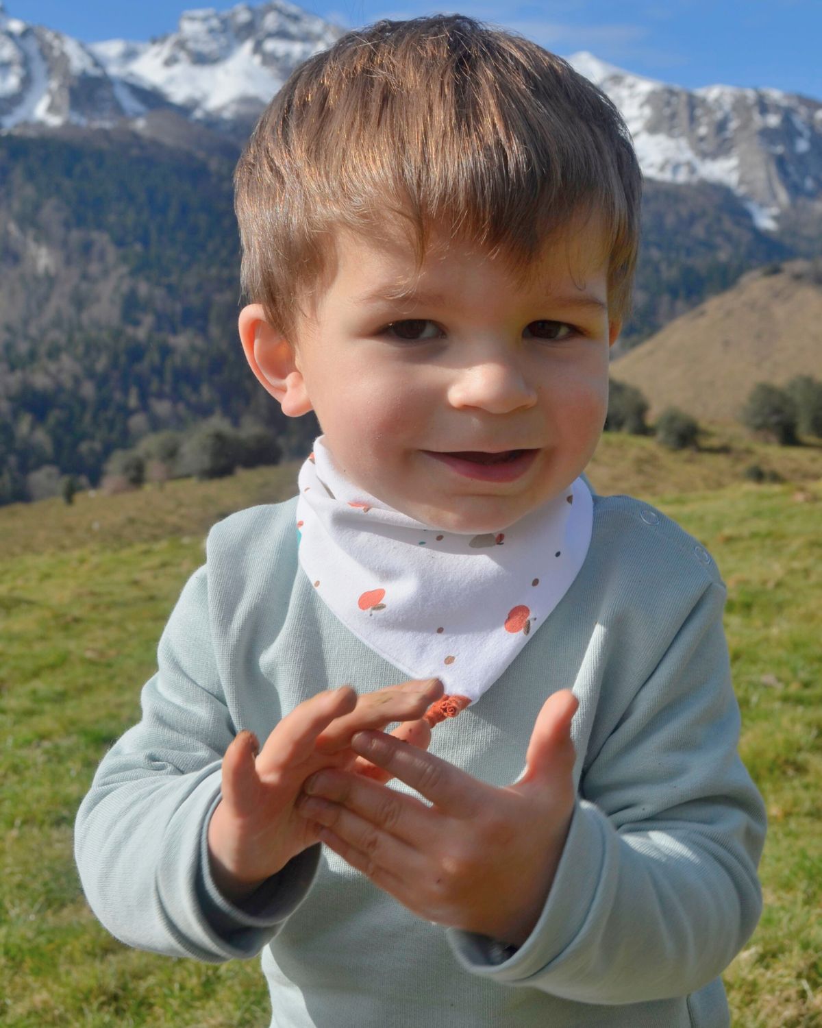 Bavoir bandana Minipom - Lot de 2