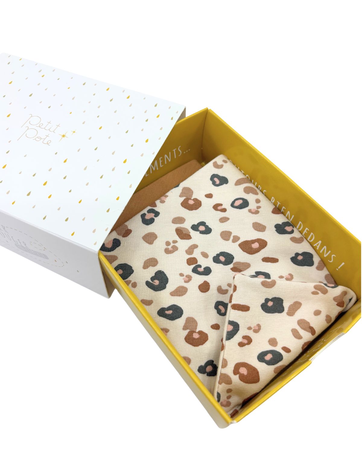Bavoir bandana Léopard - Lot de 2