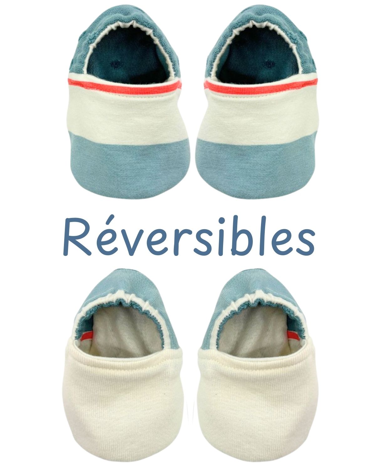 Box naissance Chaussons Bavoir - 6 motifs au choix