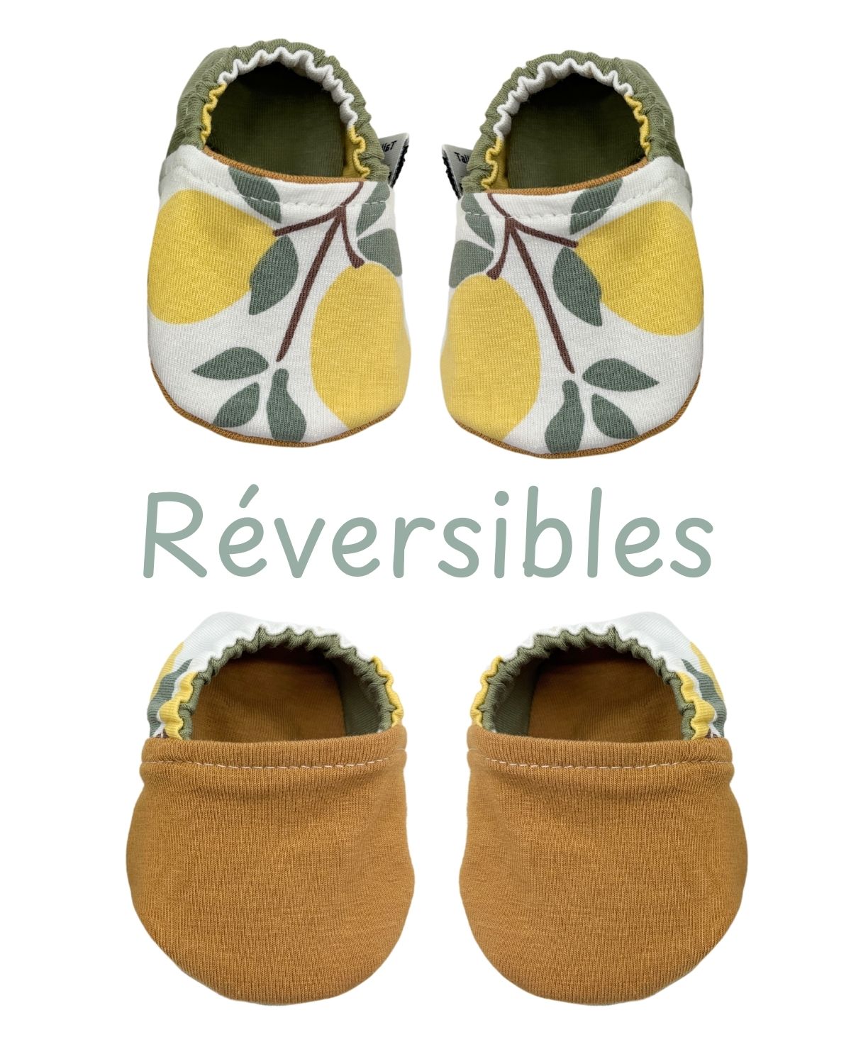 Box naissance Chaussons Bavoir - 6 motifs au choix
