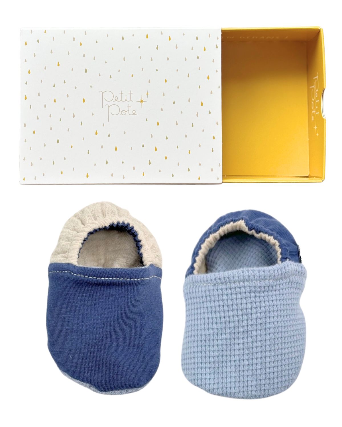 Chaussons bébé souples - 6 coloris au choix