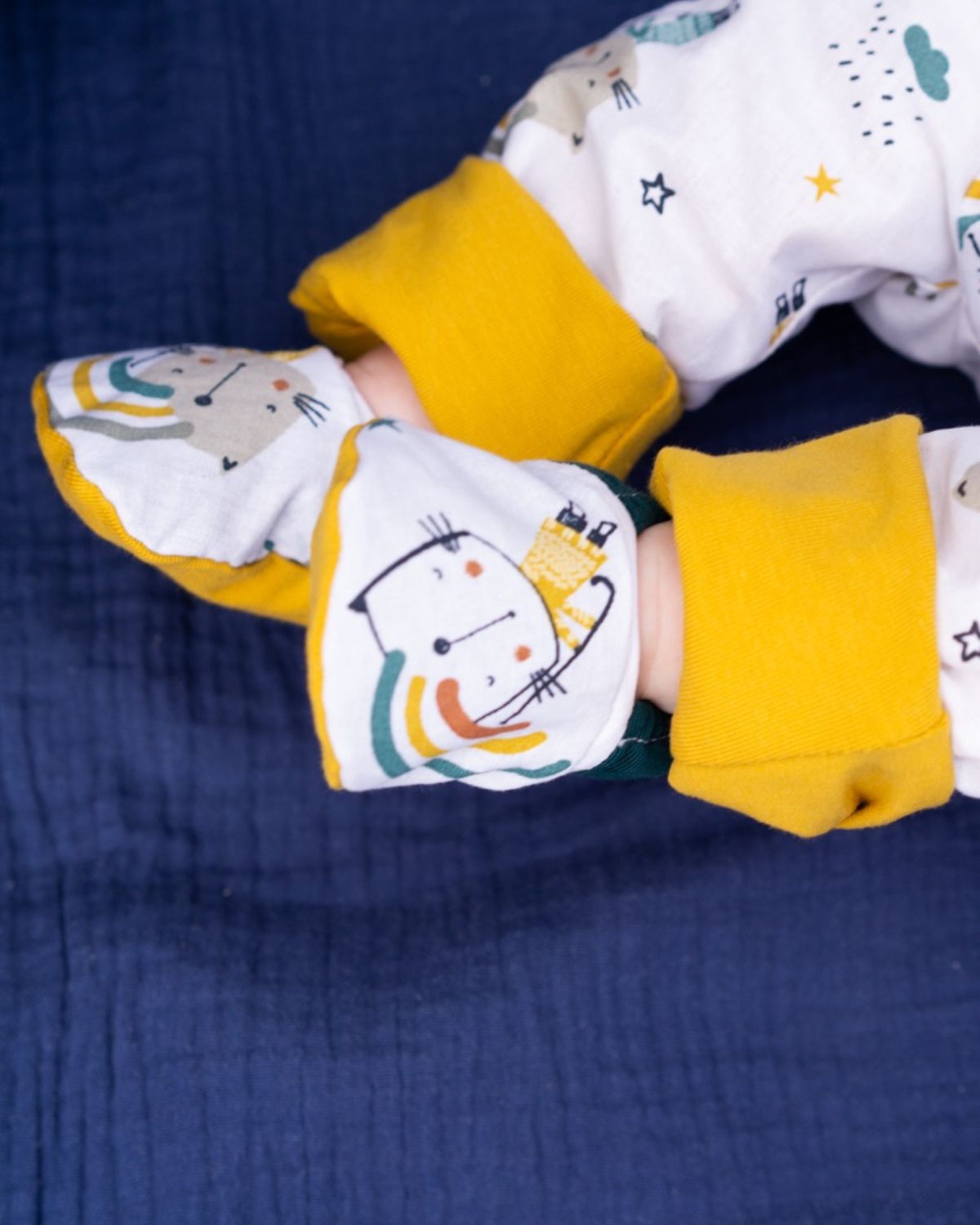 Chaussons bébé souples - 6 coloris au choix