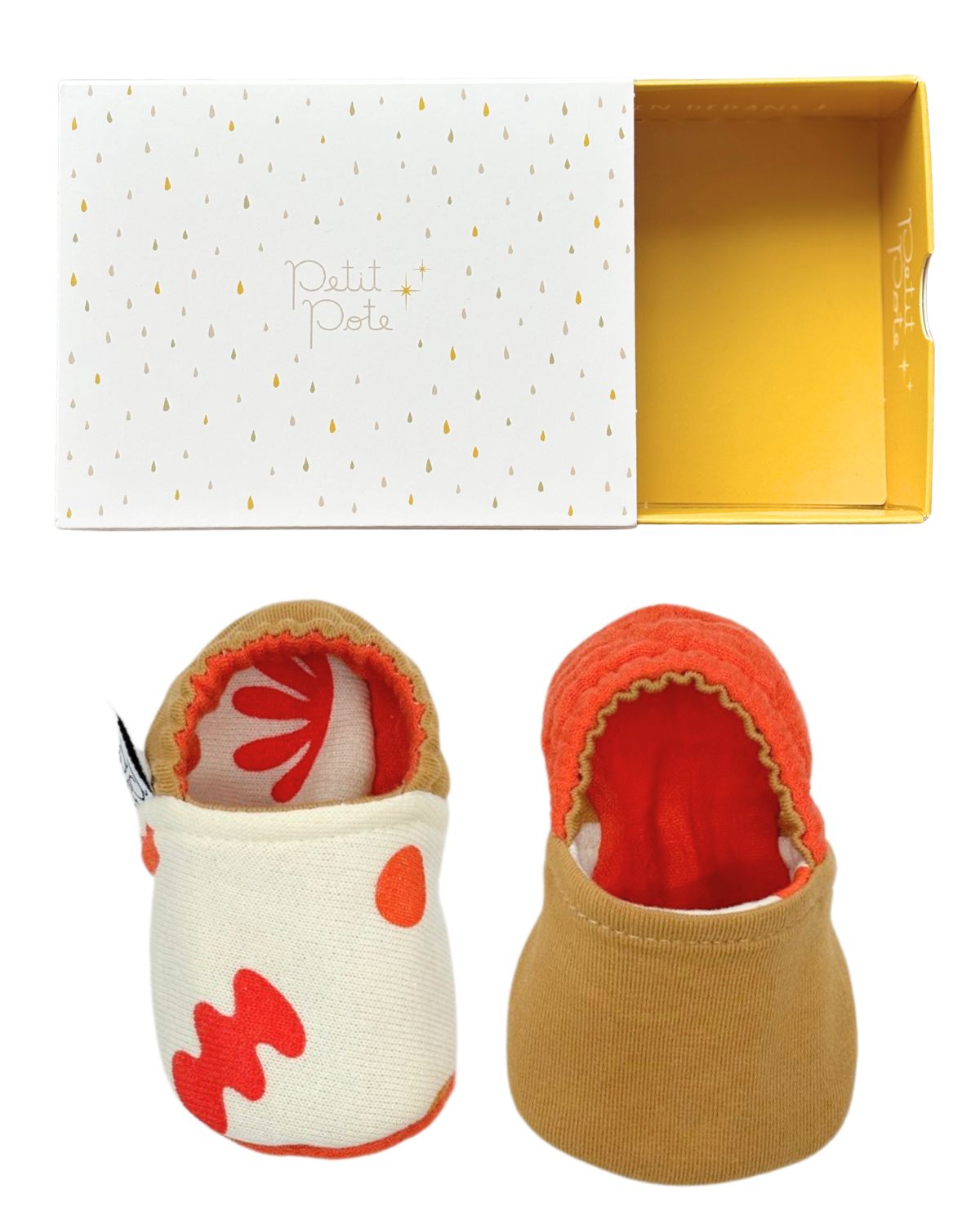 Chaussons bébé souples - 6 coloris au choix