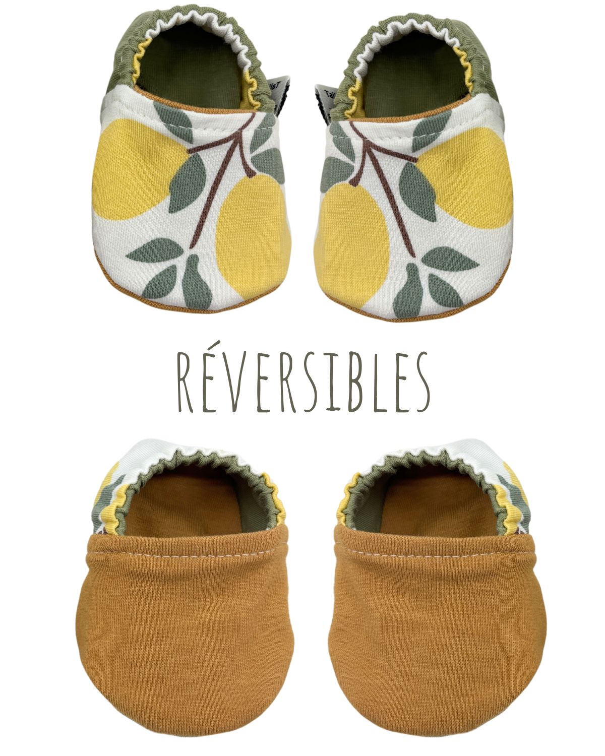 Chaussons réversibles Petit Zeste