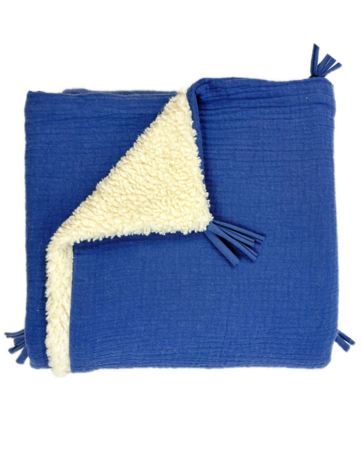 Couverture Bleu indigo 1m x 1m