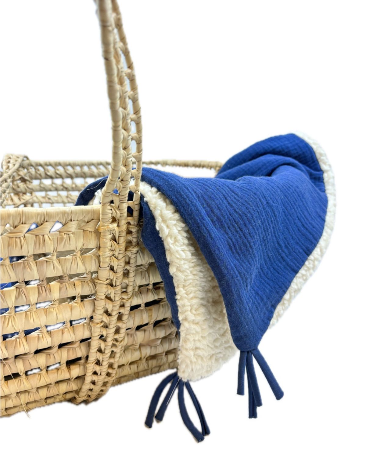 Couverture Bleu indigo 1m x 1m