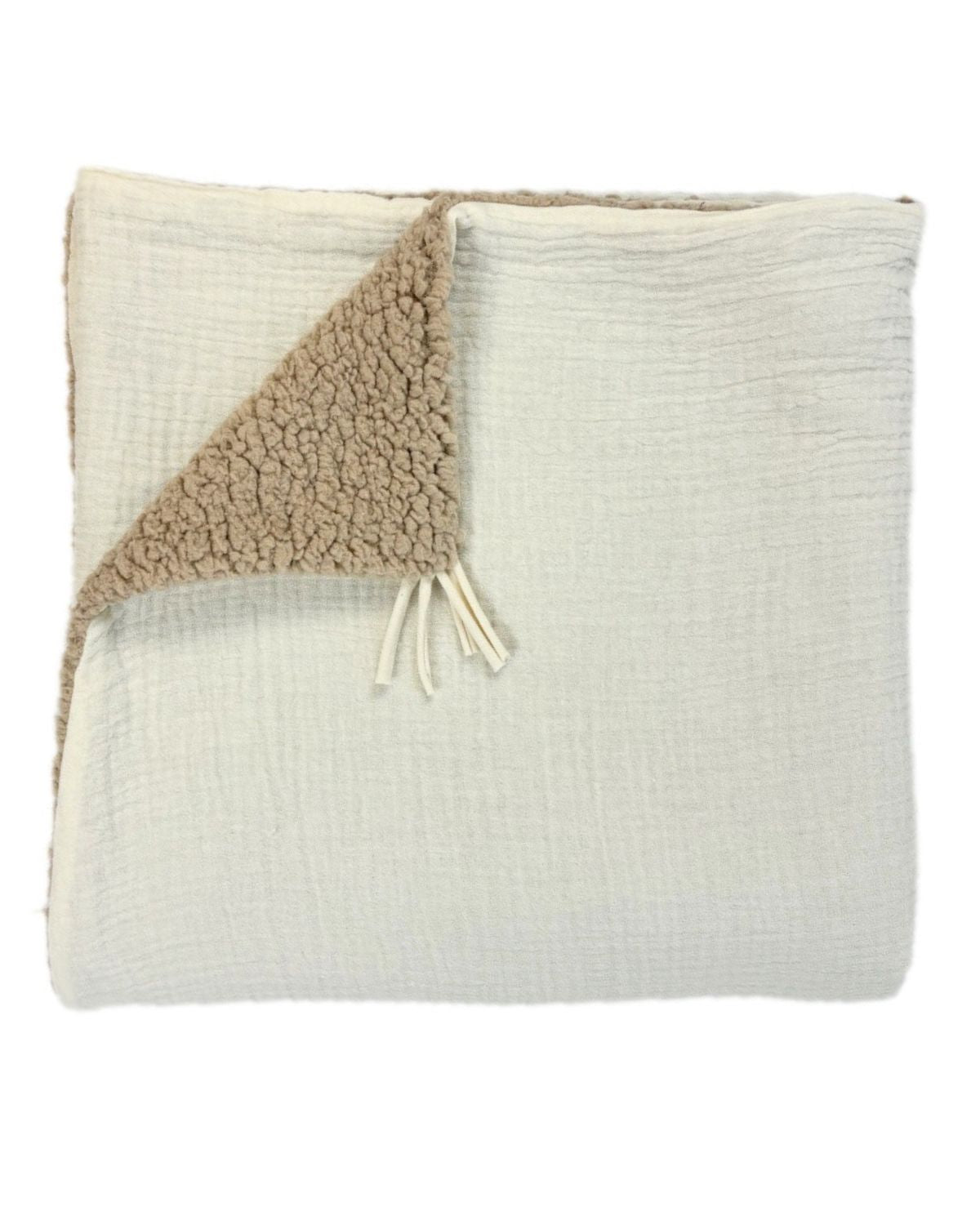 Couverture personnalisée - Ecru
