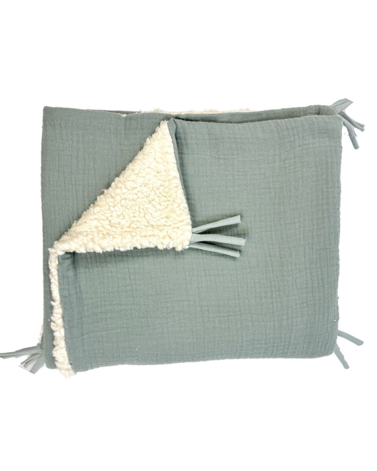 Couverture personnalisée - Vert de gris