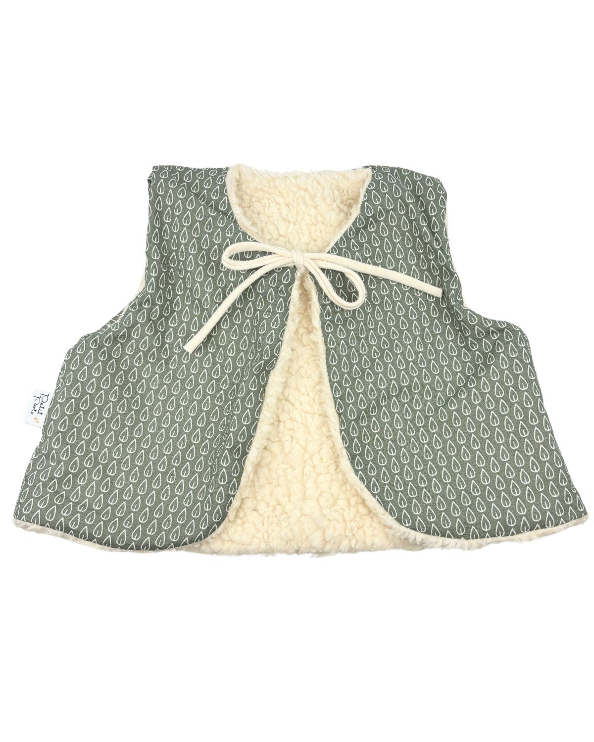 Gilet sans manches réversible Sauge (chaud)