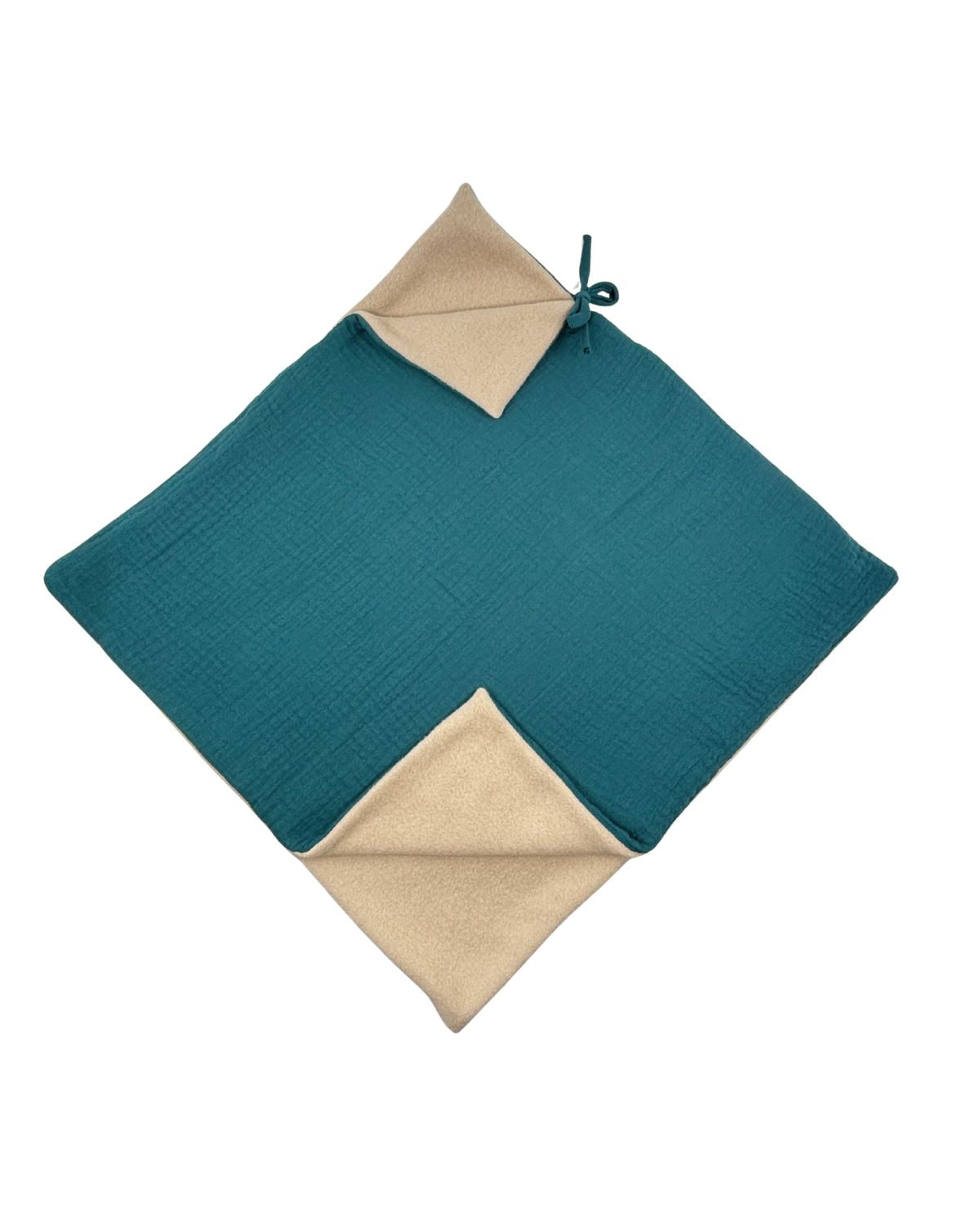 Poncho bébé enfant Vert Salicorne