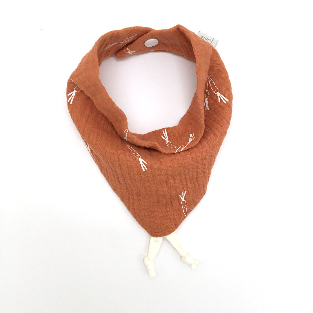 bandana bébé carotte made in france