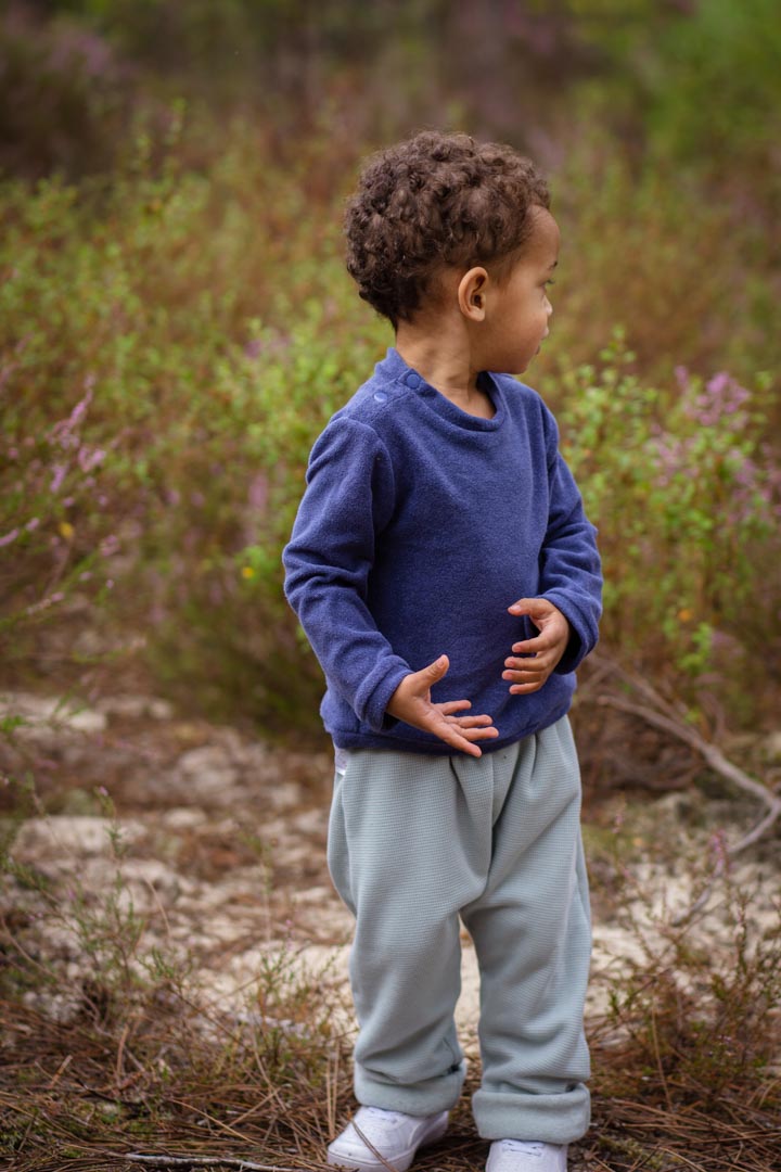 Sweat-shirt bébé made in France éponge