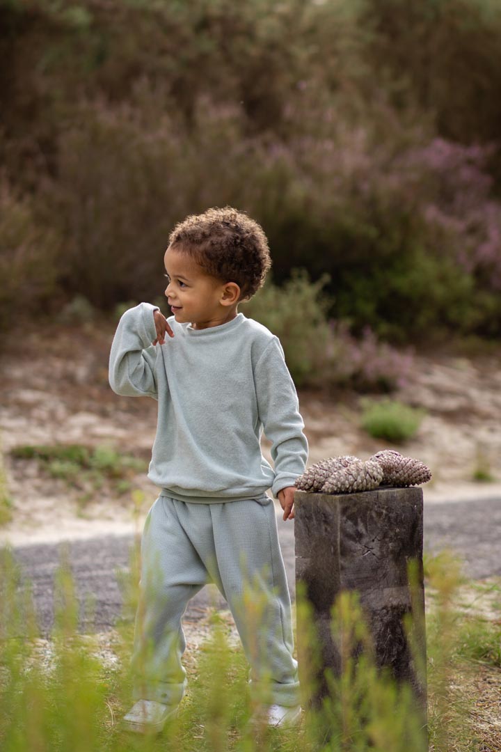 Sweat-shirt bébé made in France éponge