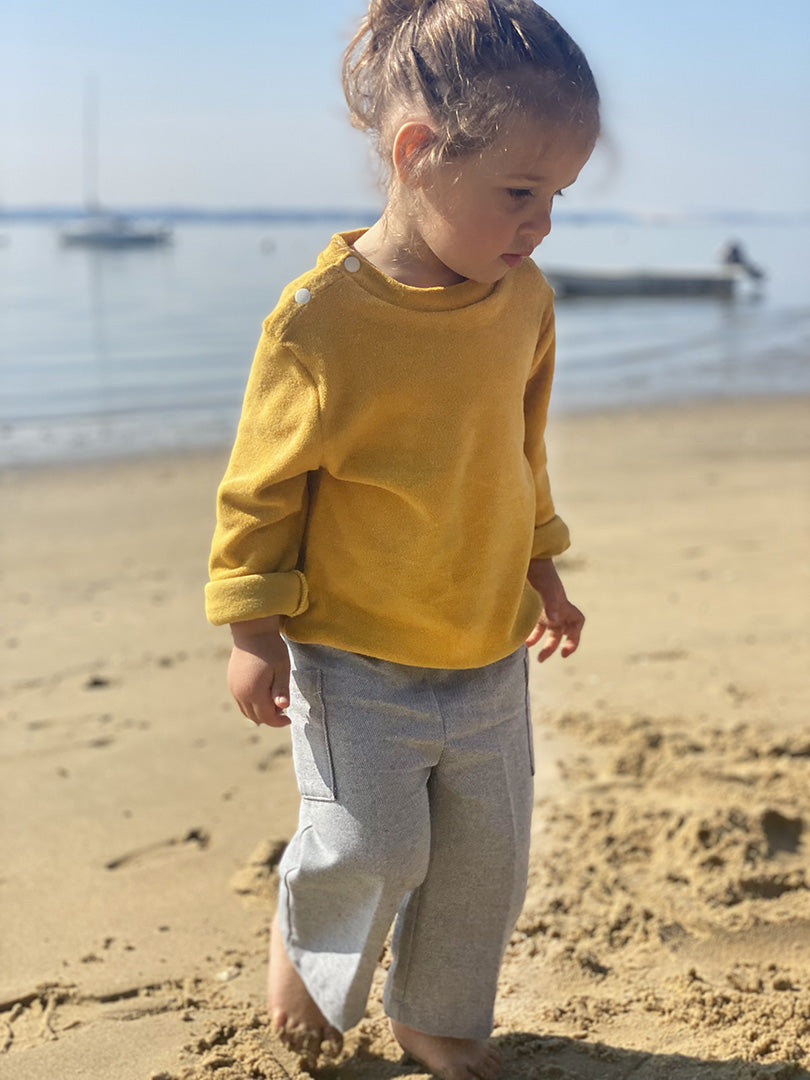 jean coton recyclé enfant made in france