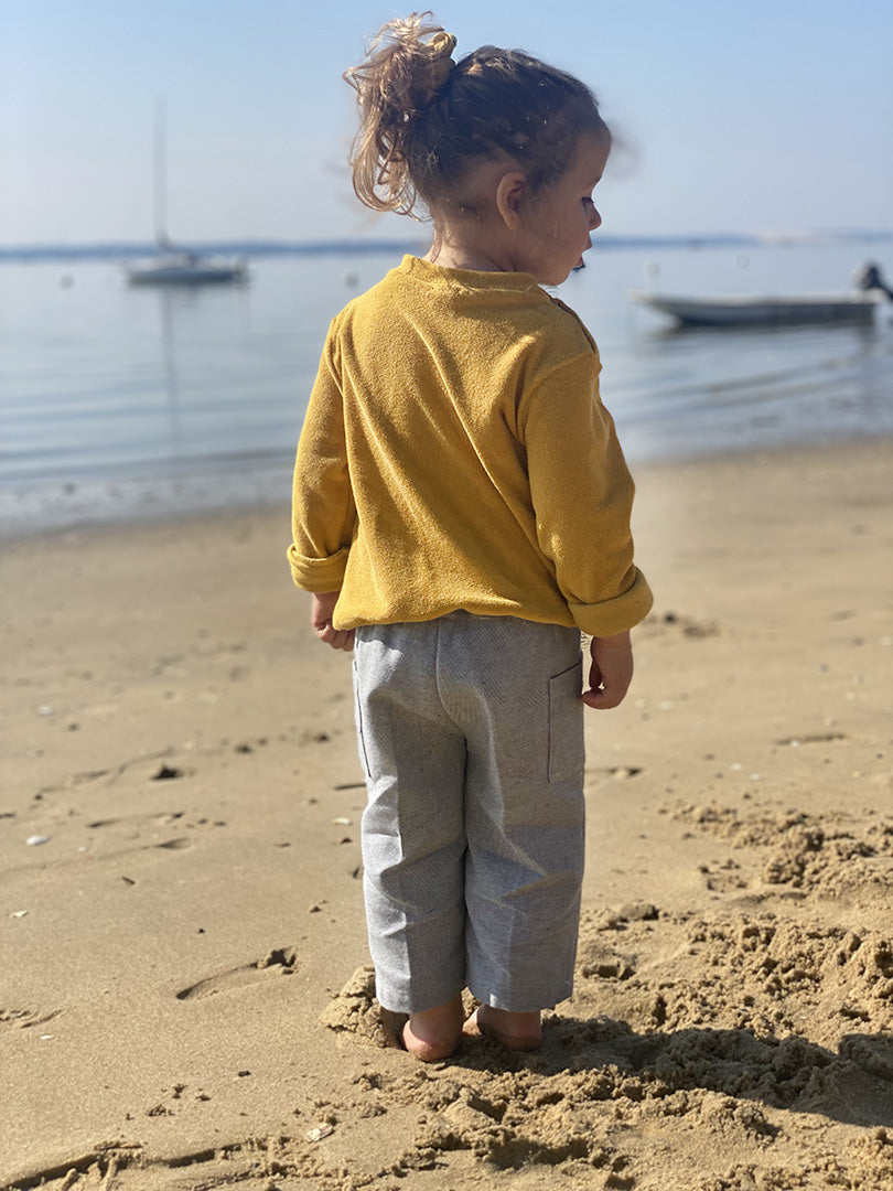 jean coton recyclé enfant made in france