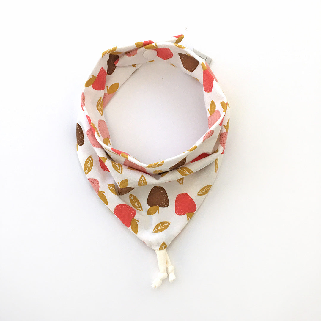 bavoir bandana bébé pomme made in france