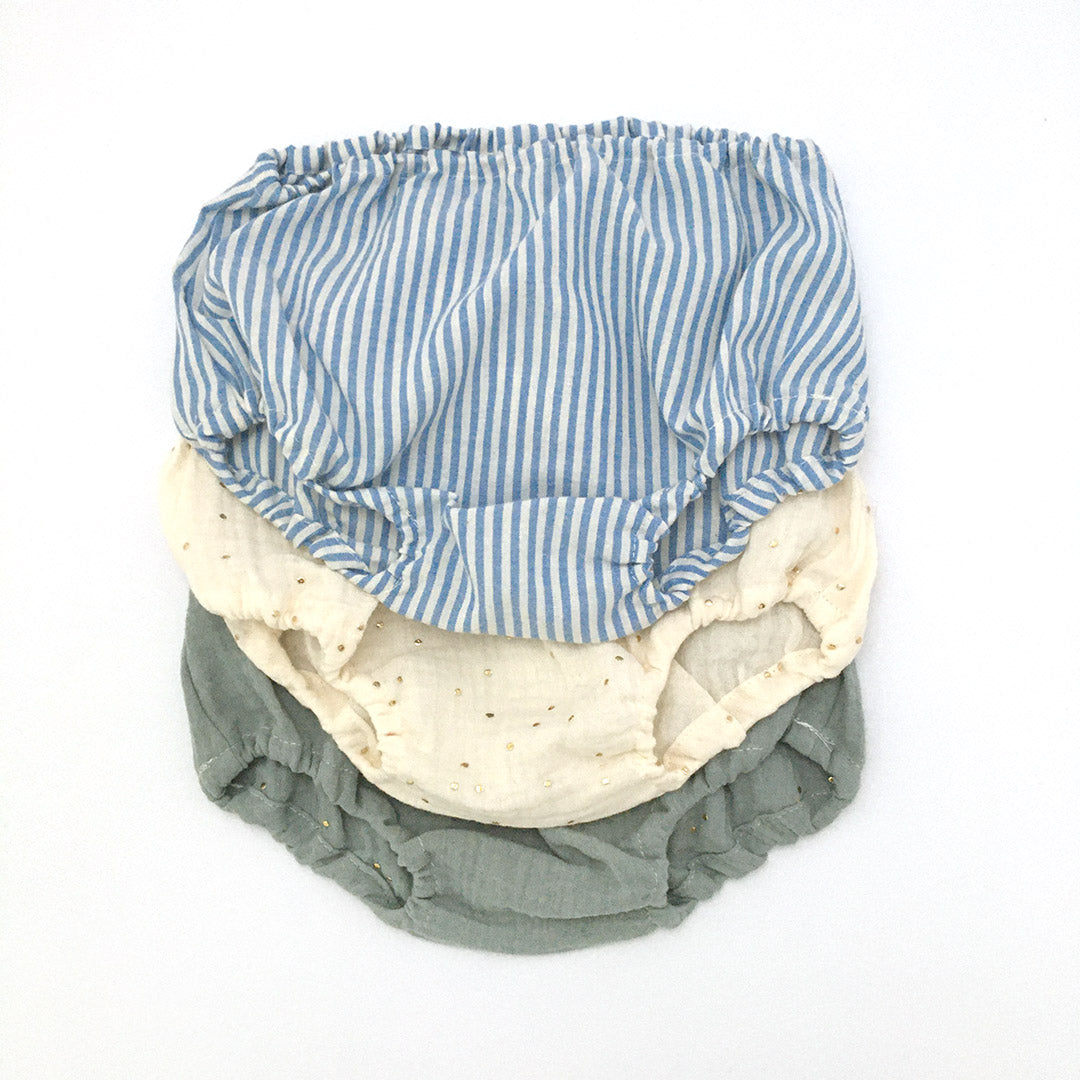 bloomer bébé en gaze de coton made in france