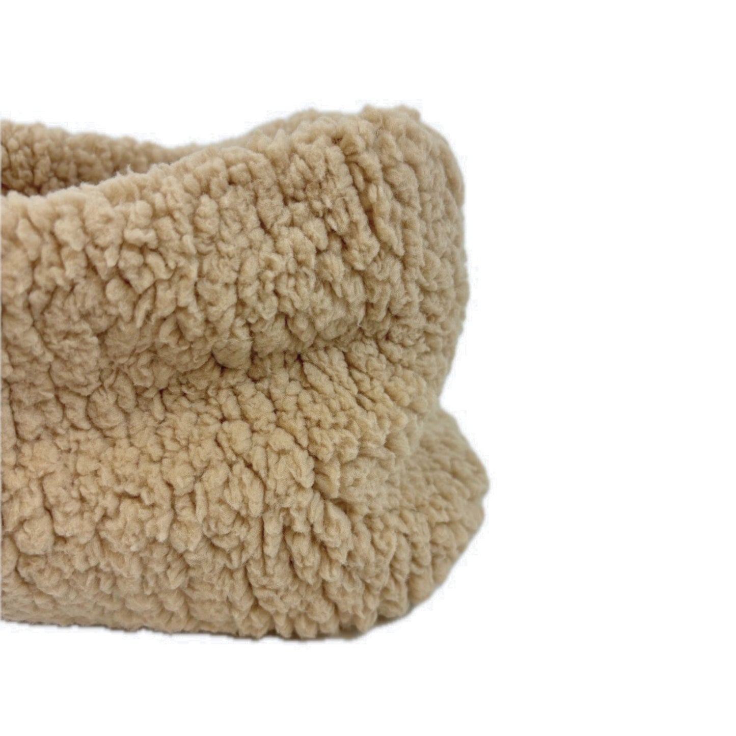 Snood tour de cou Sherpa Beige - Bébé, Enfant, Adulte