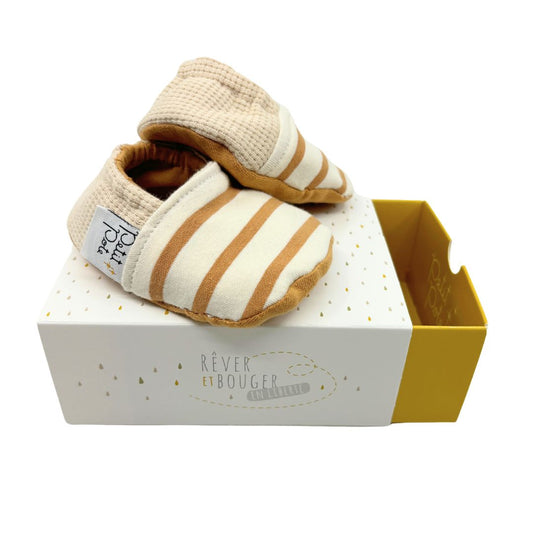 Chaussons bébé Caramel