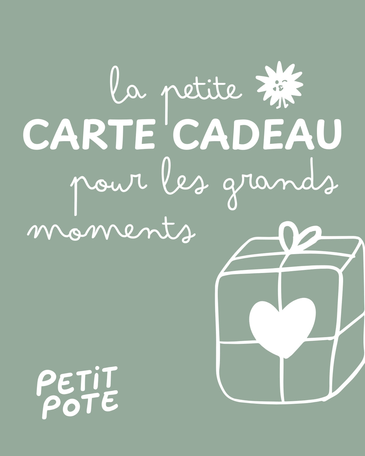 Carte cadeau bébé original
