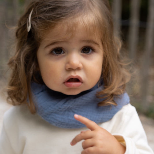 Tour de cou en gaze de coton