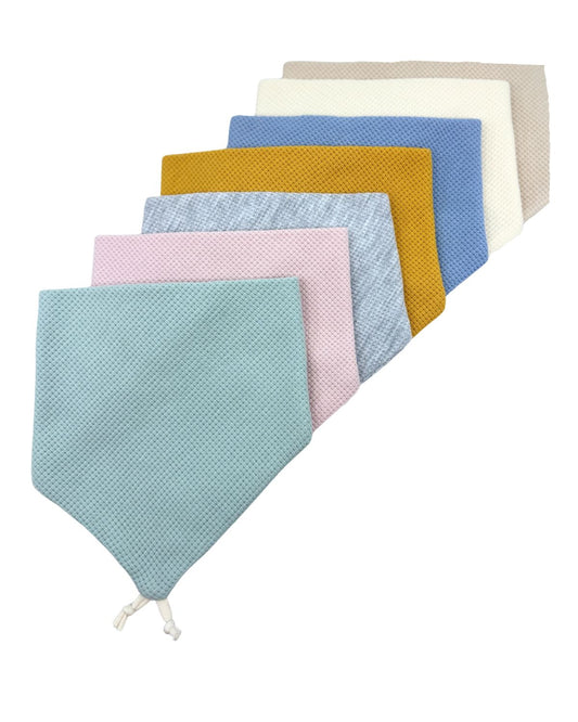 Bavoir Bandana - Coton Nid d'abeille