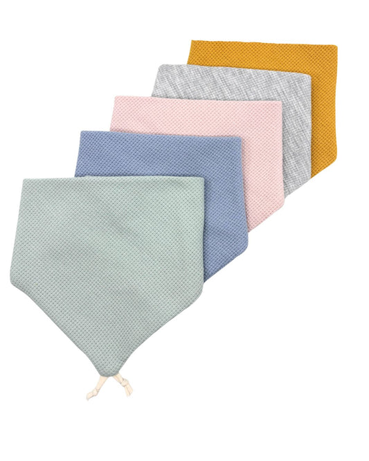 Bavoir Bandana - Coton Nid d'abeille