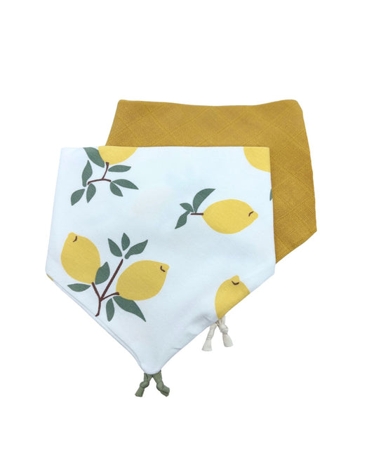 Bavoir bandana Petit Zeste - Lot de 2