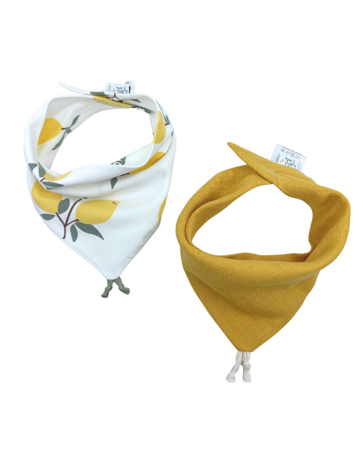 Bavoirs Bandanas Motifs- Lot de 2 - 9 coloris