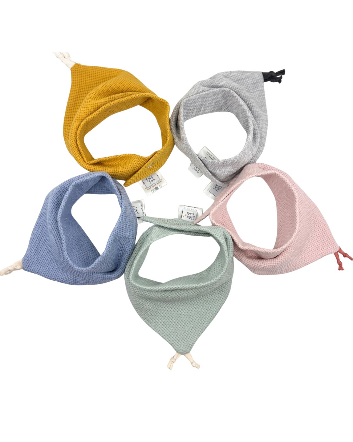 Bavoir Bandana - Coton Nid d'abeille