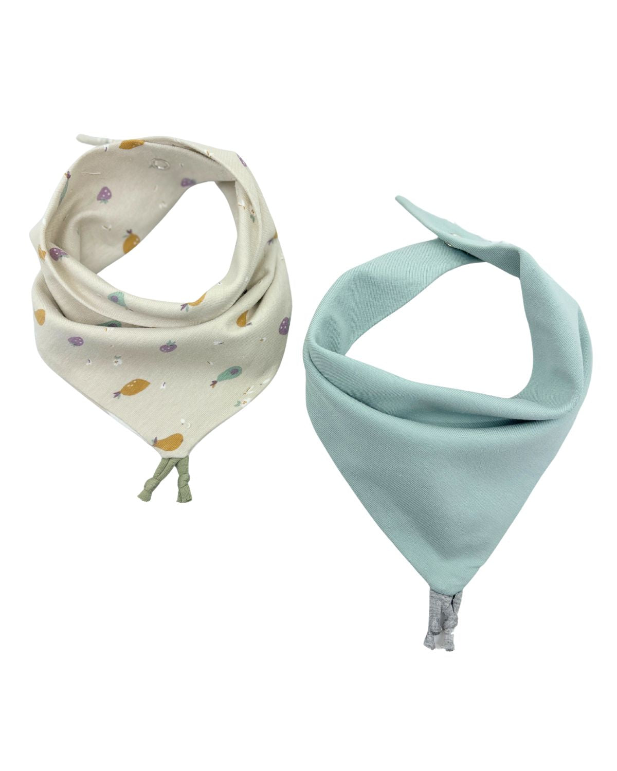 Bavoir bandana Fruits - Lot de 2