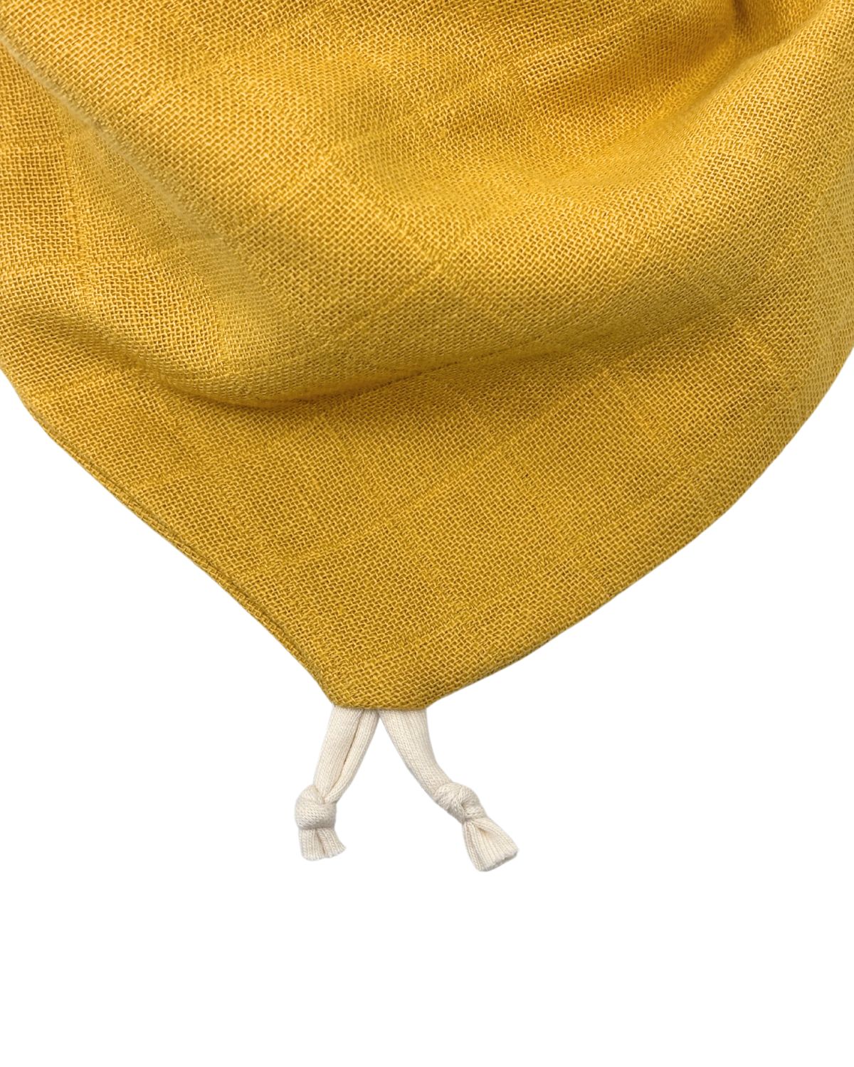 Bavoir Bandana Miel (Coton bio)