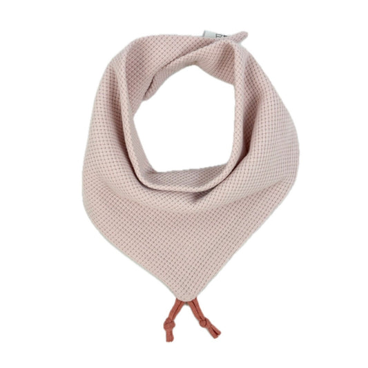 Bavoir Bandana bébé Rose pétale