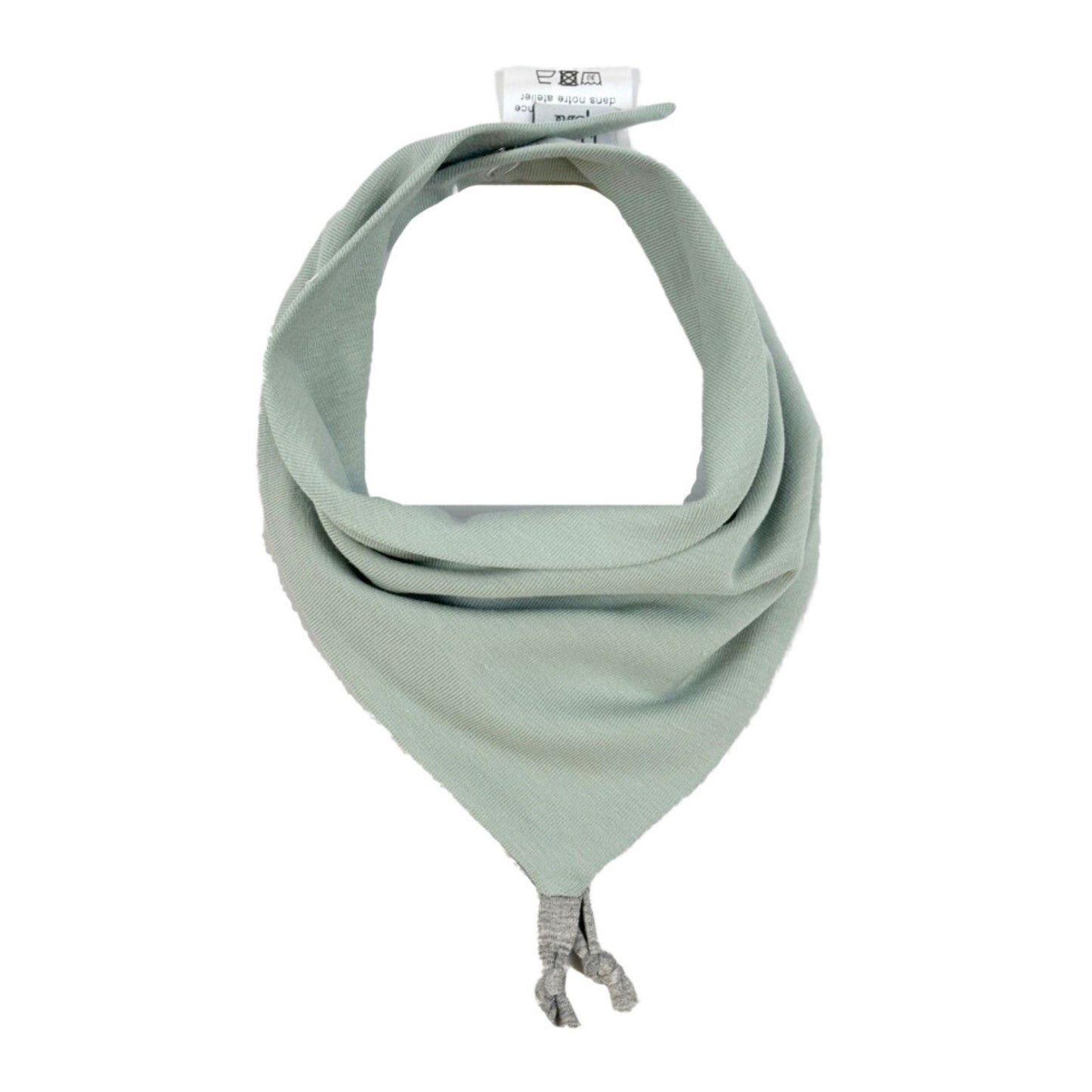 Bavoir Bandana bébé Vert de gris