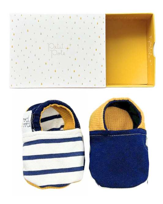 Chaussons bébé souples - 6 coloris au choix