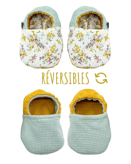 Chaussons souples bébé Bohème