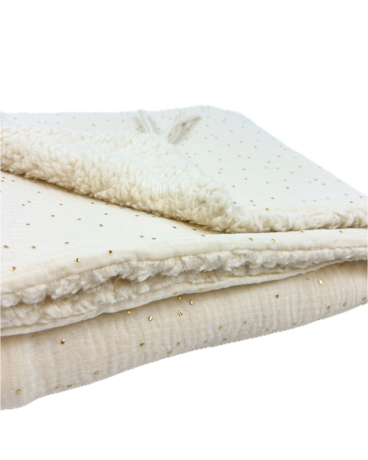 Couverture Ecru Doré 1m x 1m