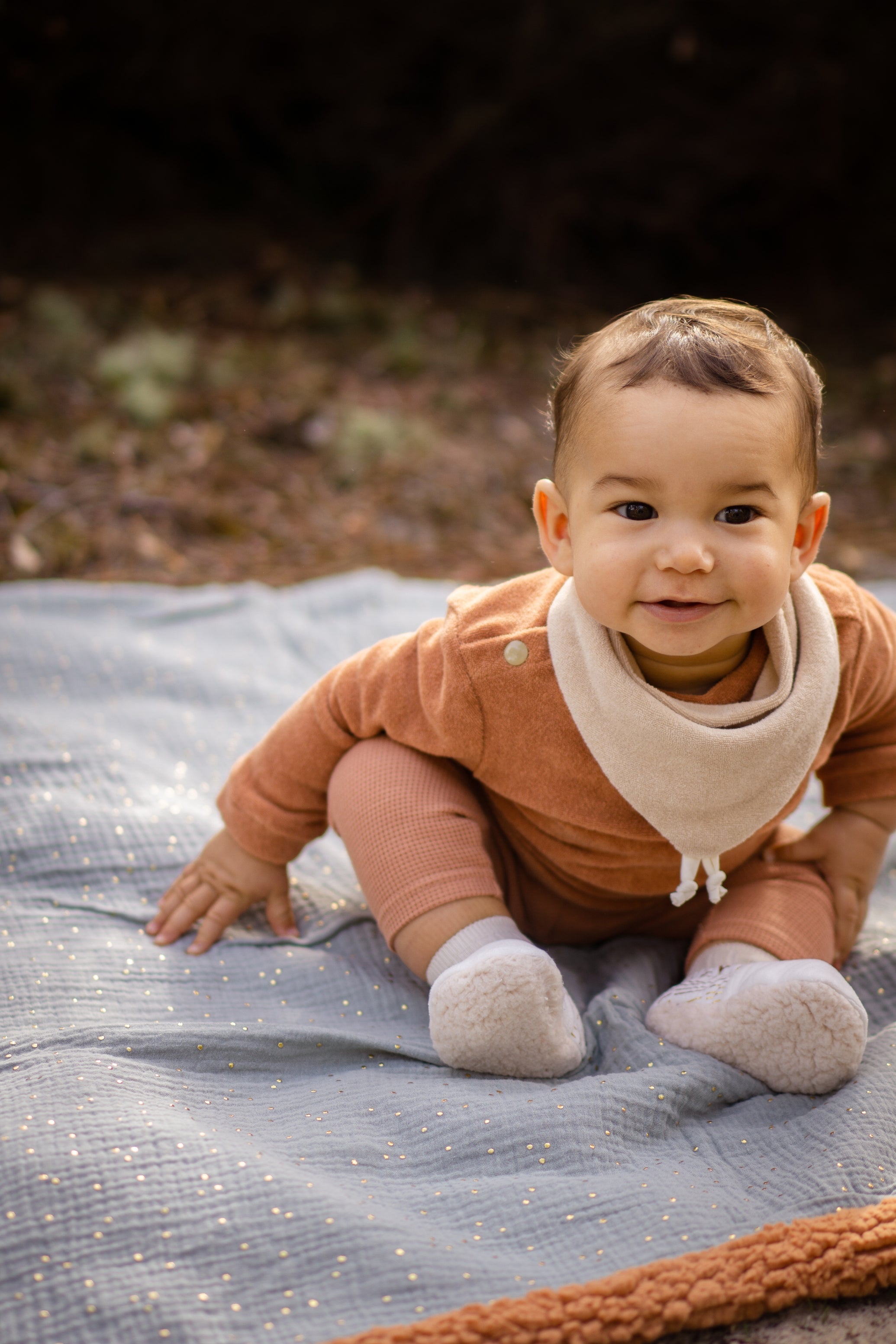 Pantalon sarouel bébé made in France : vêtement bébé créateur